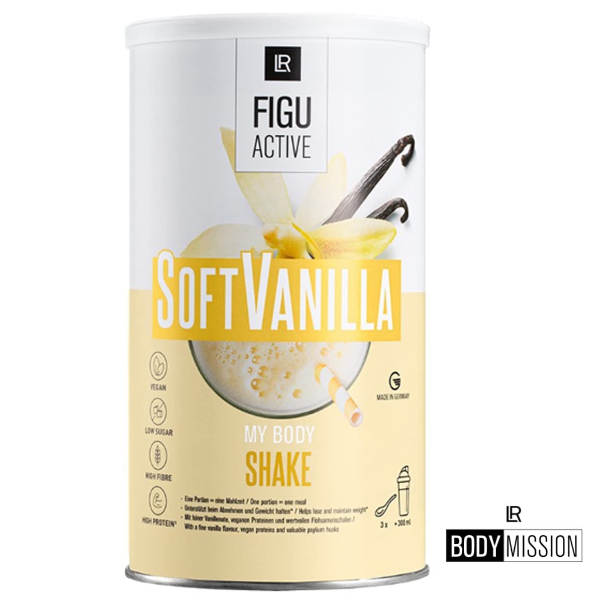 LR Figuactive Soft Vanilla Shake 496g