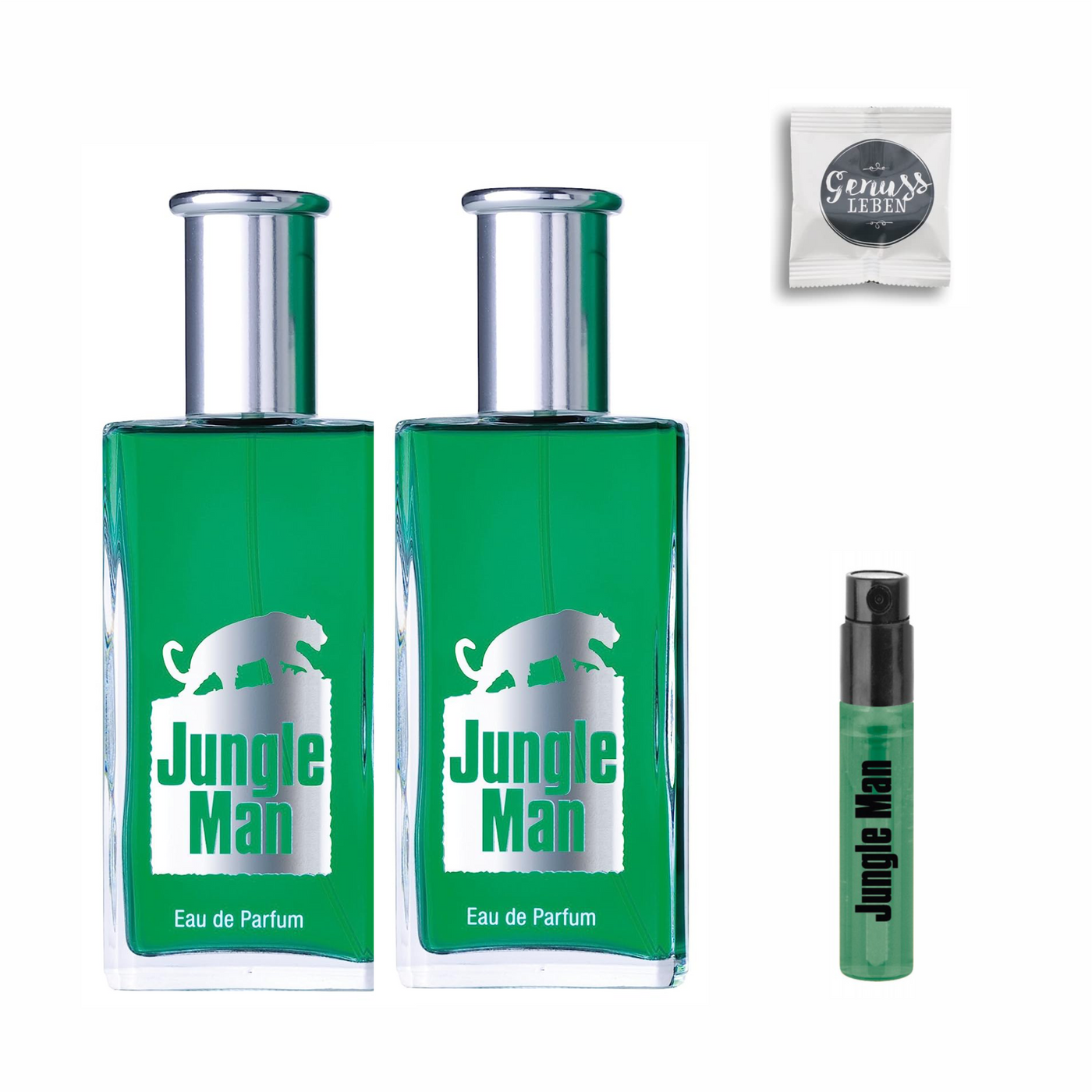 LR Jungle Man Eau de Parfum für Männer (2x 50 ml)