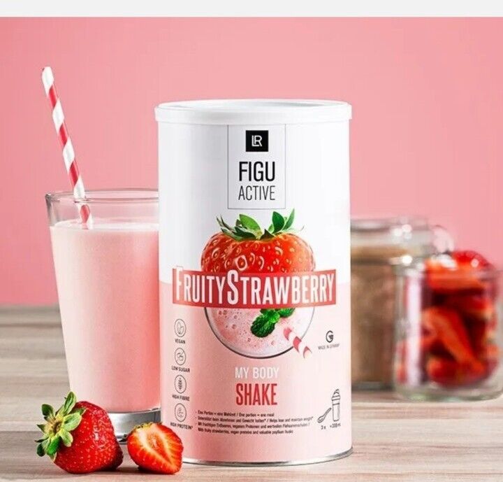 LR Figuactive Fruity Strawberry Shake 496g