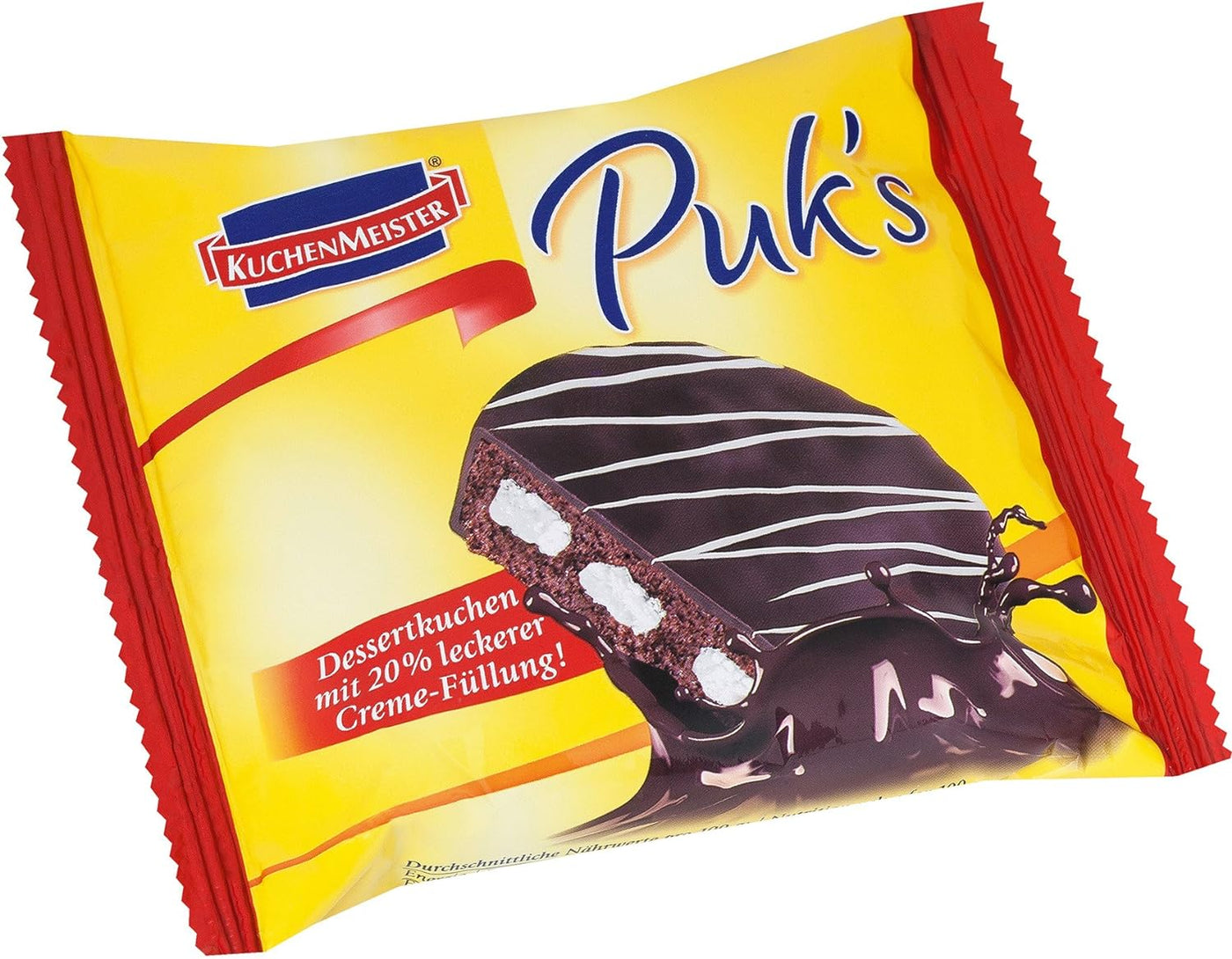 Kuchenmeister Puk Dessertkuchen, 18er Pack (18 x 62 g)