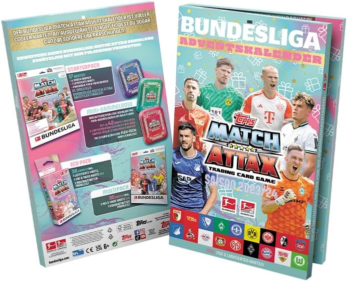 Match Attax Fußball-Bundesliga Adventskalender Saison 2022/2023