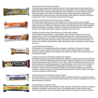 Genussleben Protein-Riegel-Box: 600g Markenvielfalt für Deine Fitness-!
