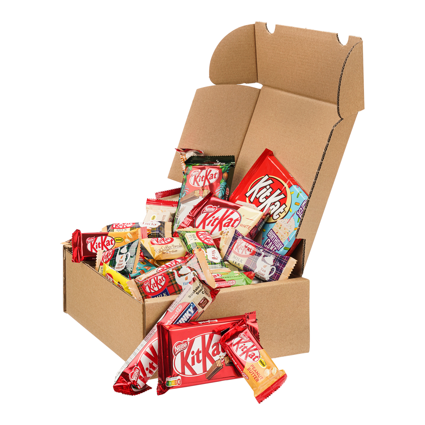 Genussleben Box mit 500g KitKat im Mix