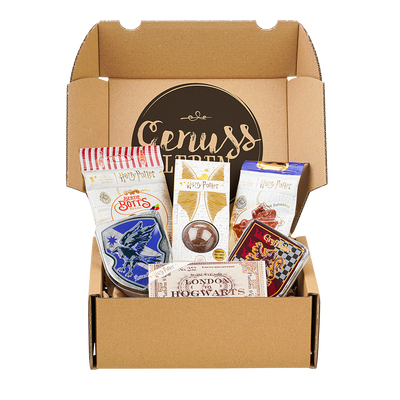 Genussleben Box mit Harry Potter™ Schokolade und Fruchtgummi im Mix 400g