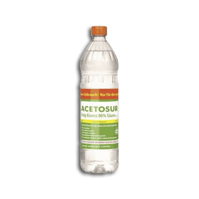 1 Liter Essig-Essenz 80%, Acetosur Essig-Säure 80%, hell - Genussleben