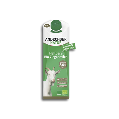 Andechser Bio Ziegenmilch 3% 1l