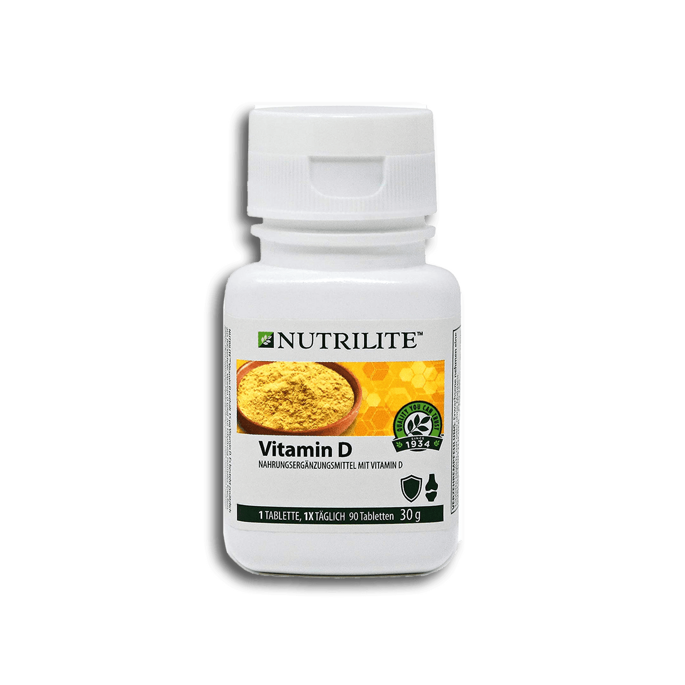 Amway Vitamin D NUTRILITE™ - Nahrungsergänzungsmittel aus natürlichen Quellen - 90 Tabletten - Genussleben