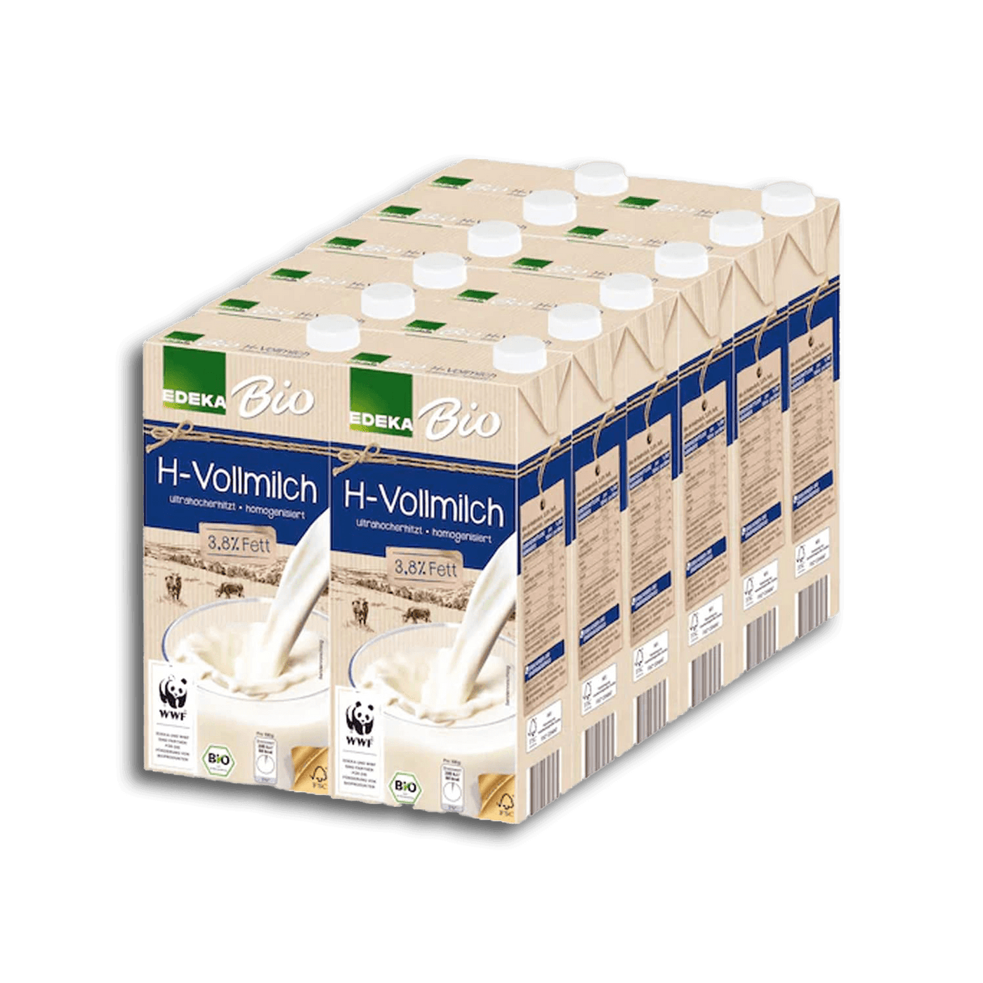 EDEKA BIO H-Milch 3,8% 12x1l - Genussleben