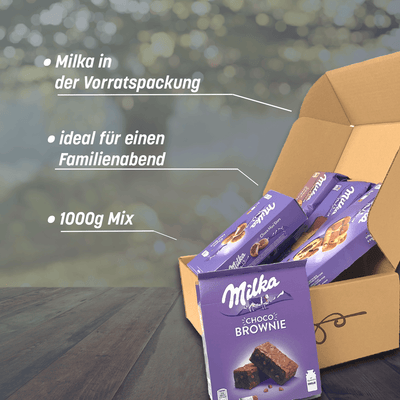 Genussleben Box mit 1000g verschiedener Milka Produkte - Genussleben