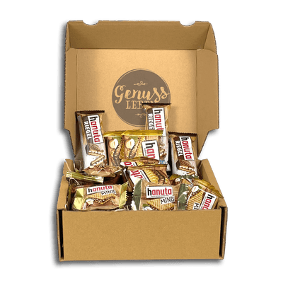 Genussleben Box mit 400g hanuta Waffeln im Mix - Genussleben