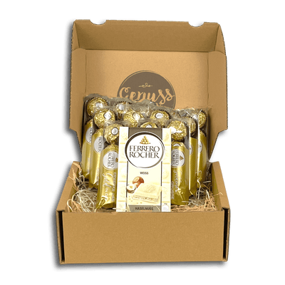 Genussleben Box mit 48x Ferrero Rocher & 1x Tfs white - Genussleben
