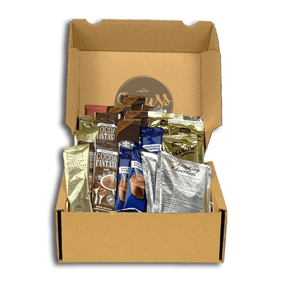 Genussleben Box mit 500g Instant-Kakao von verschiedenen Marken - Genussleben