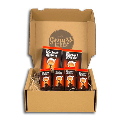 Genussleben Box mit 700g Ferrero Pocket Coffee espresso - Genussleben