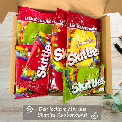 Genusslebenbox mit 600g Skittles im zufälligen Mix - Genussleben
