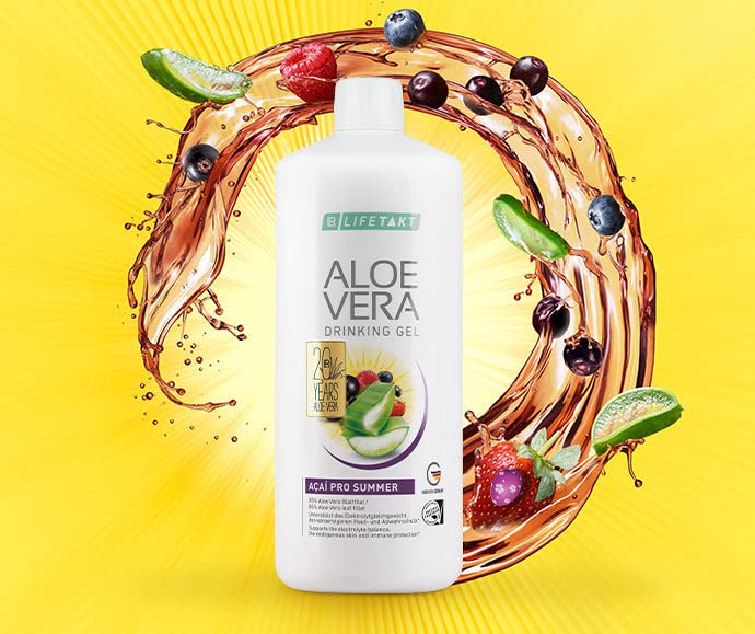 LR Aloe Vera Drinking Gel Acaí Pro Summer 1000 ml - Genussleben
