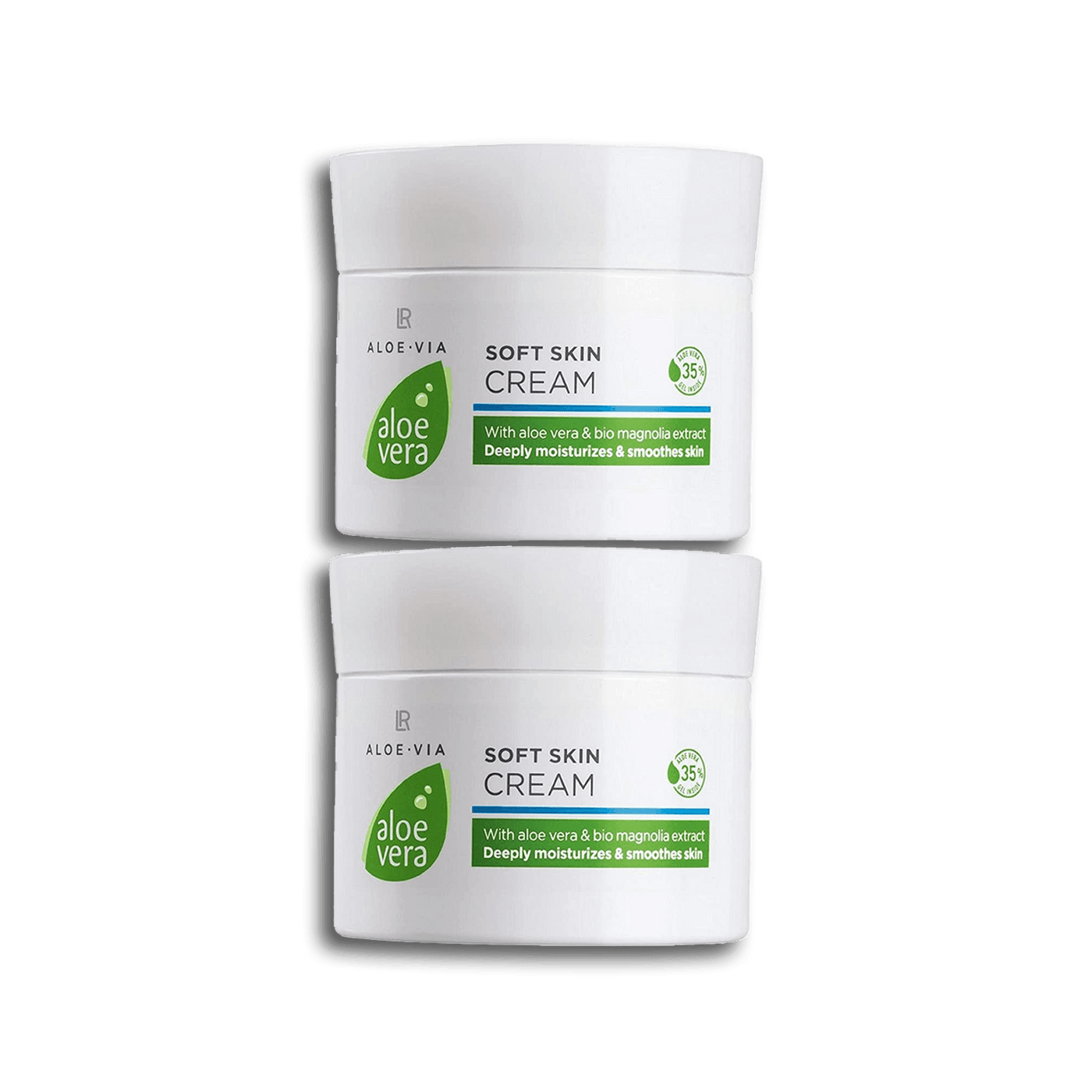 LR ALOE VIA Aloe Vera Zarte Hautcreme Soft Skin Cream (2x 100 ml) - Genussleben